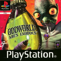 Oddworld Abes Exoddus Playstation  box art